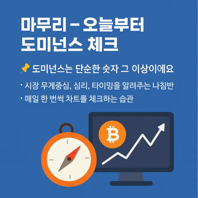 비트코인 도미넌스 마무리