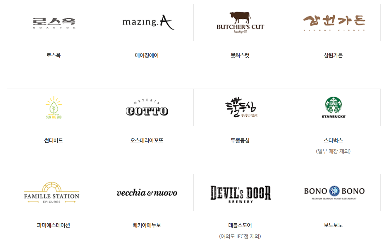 신세계-상품권-외식사용처