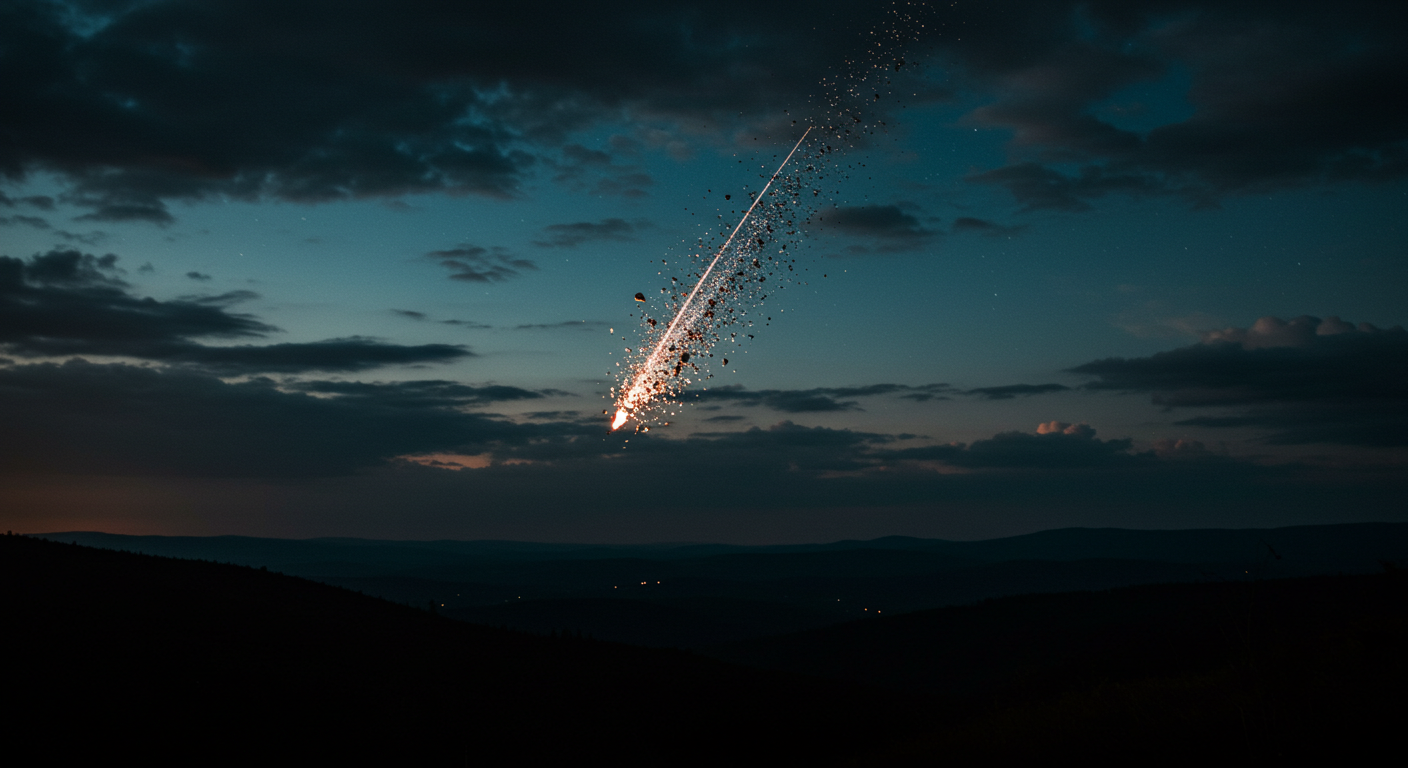 소포모어 징크스를 표현하는 별똥별