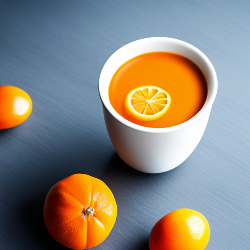 비타민C 섭취를 돕는 주스와 오렌지