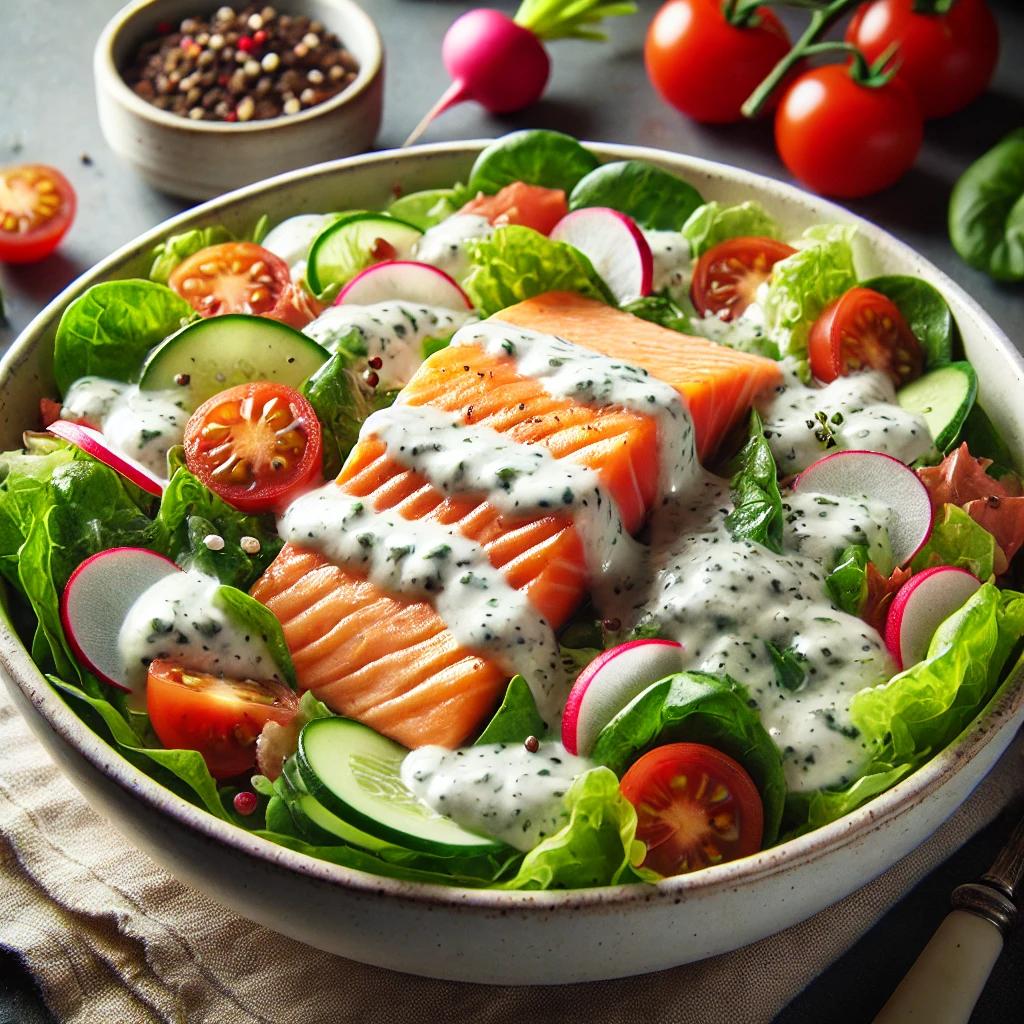 연어 샐러드 홀스레디쉬