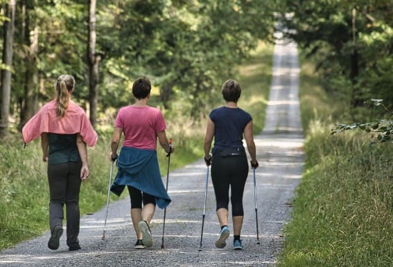 Women, Walking, Hike