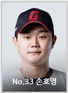 롯데 자이언츠 손호영 선수