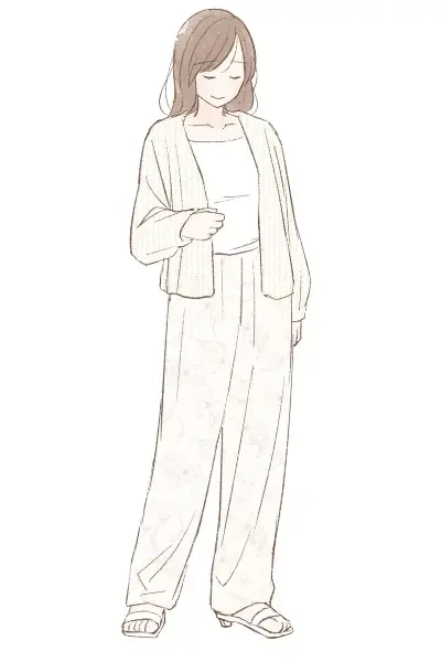 9월 하순 깔끔한 코디의 경우