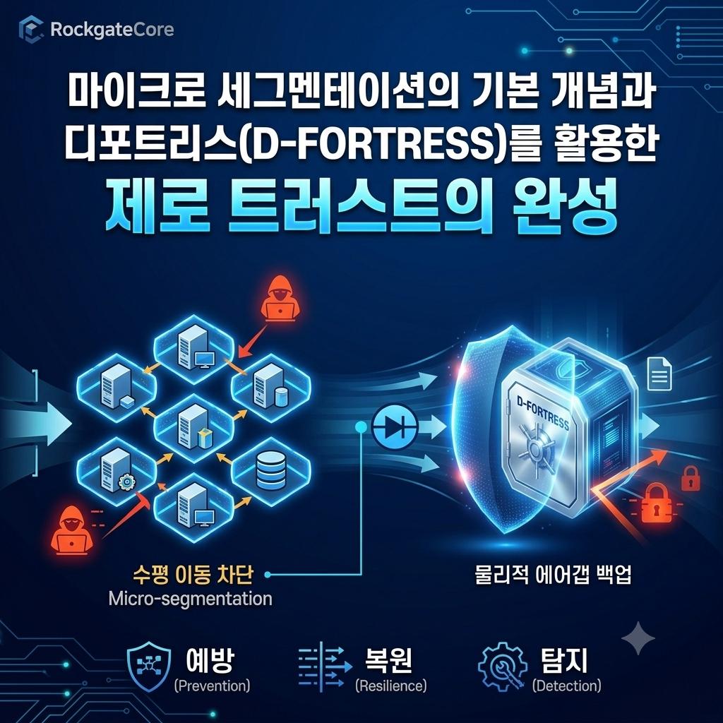 마이크로 세그멘테이션의 기본 개념과 디포트리스(D-FORTRESS)를 활용한 제로 트러스트의 완성