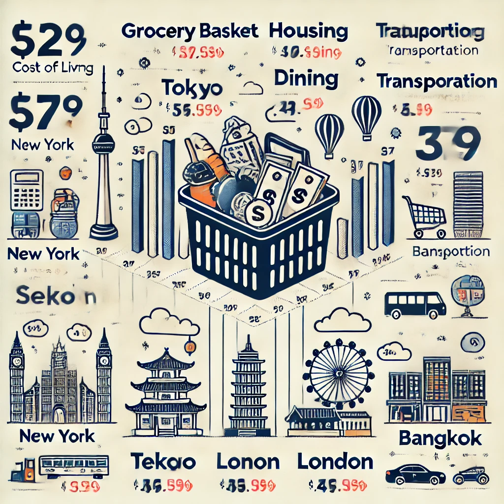 도시별 물가 차이 이미지