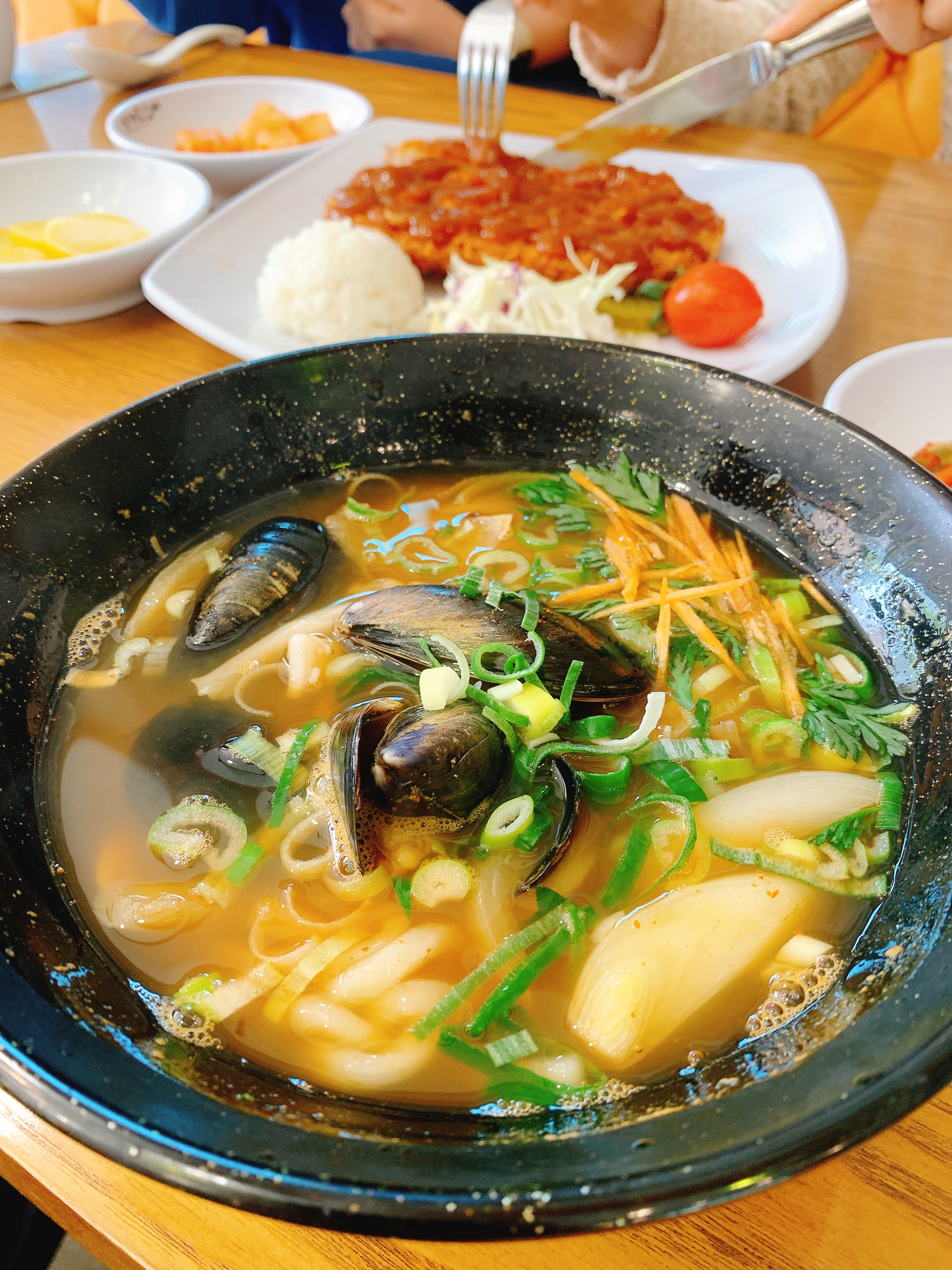 주문한 식사들
