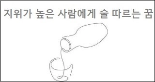 지위가 높은 사람에게 술 따르는 꿈