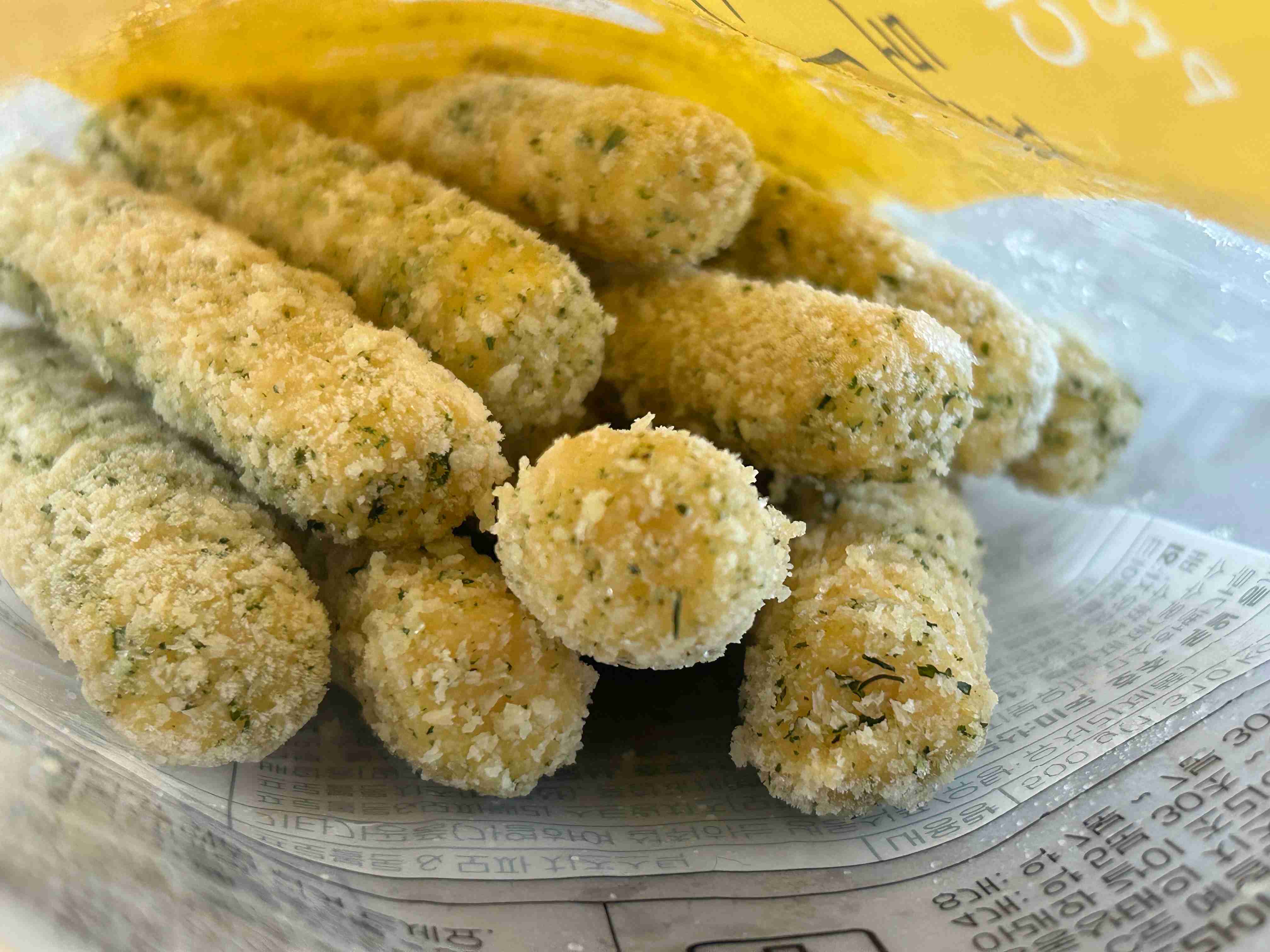 냉동 치즈스틱