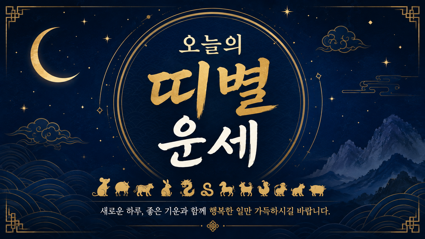 띠별운세