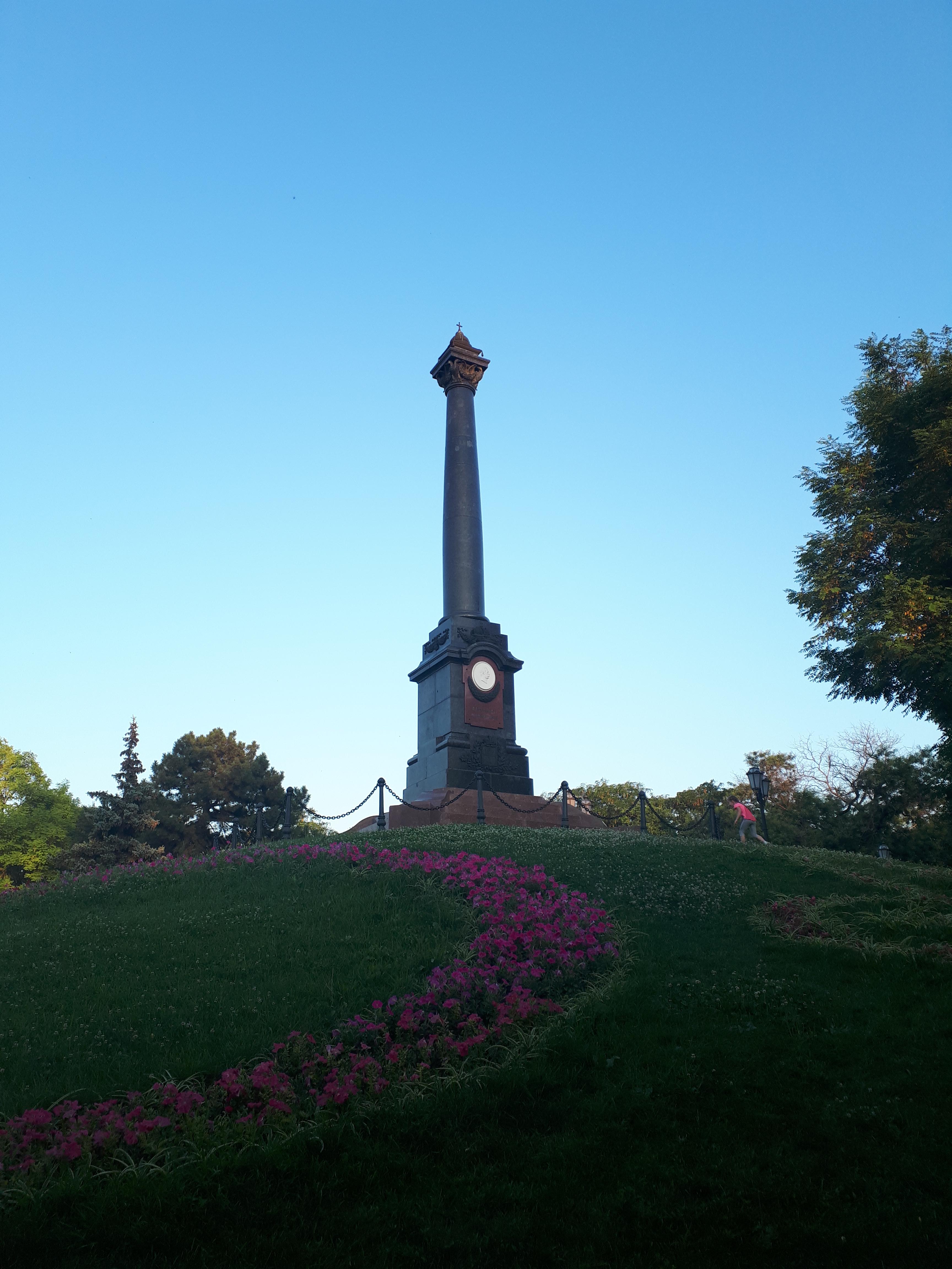 우크라이나 오데사 노천 공연장 기념비