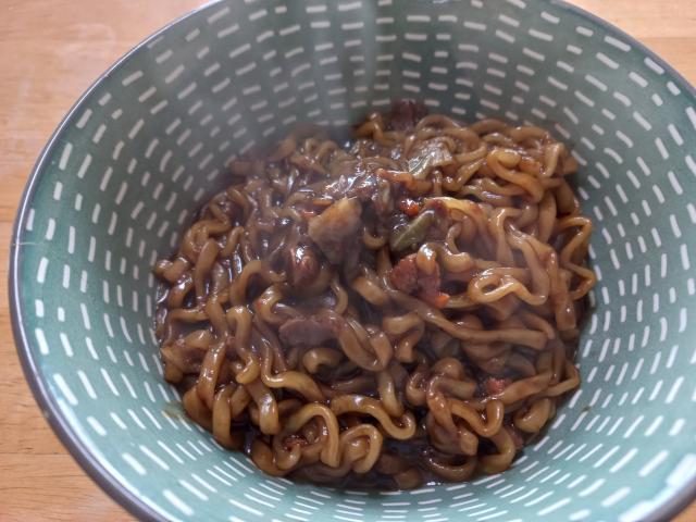 팔도일품 삼선짜장 조리예