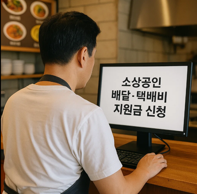 2025년 소상공인 배달&middot;택배비 지원금 신청