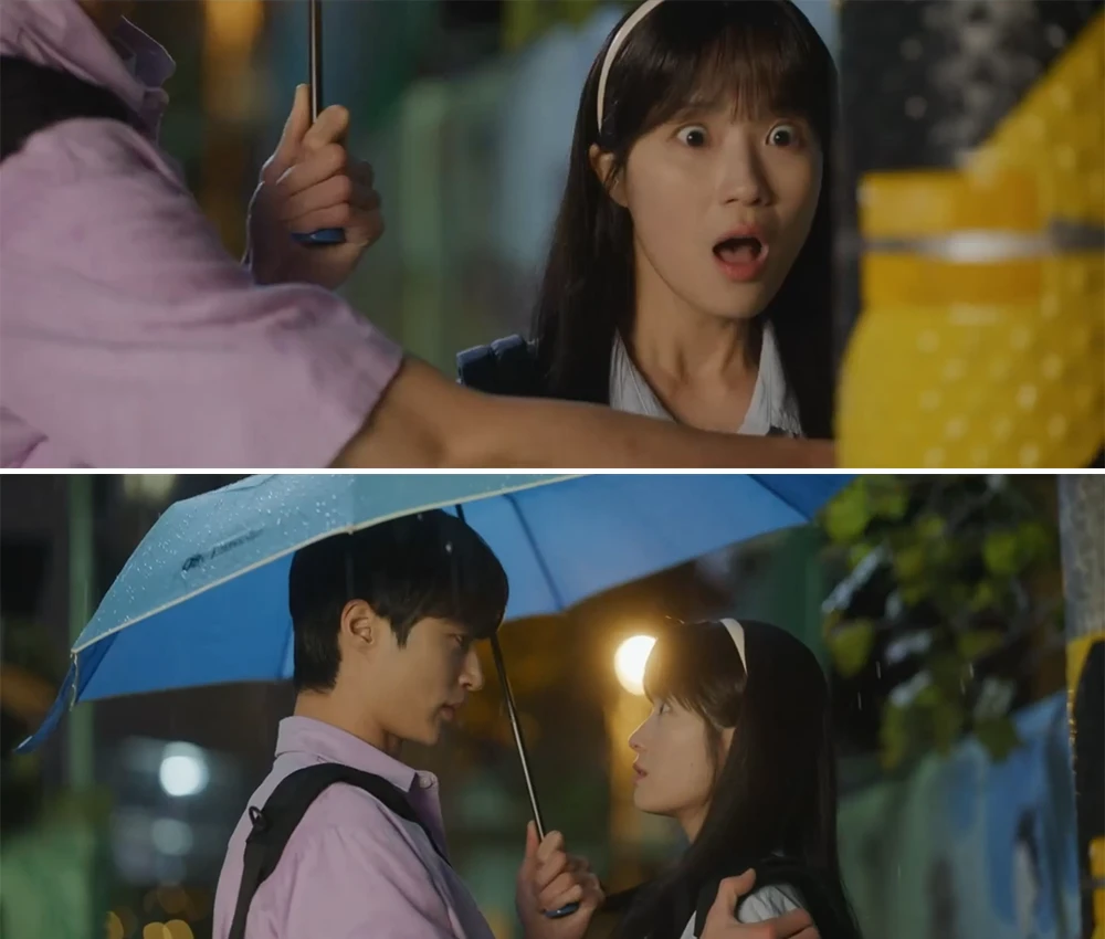 전봇대에-부딪힐-뻔한-솔이를-막아준-선재