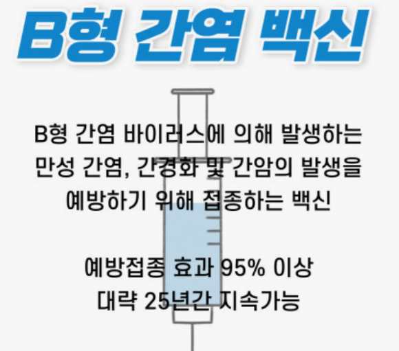 B형간염-예방접종