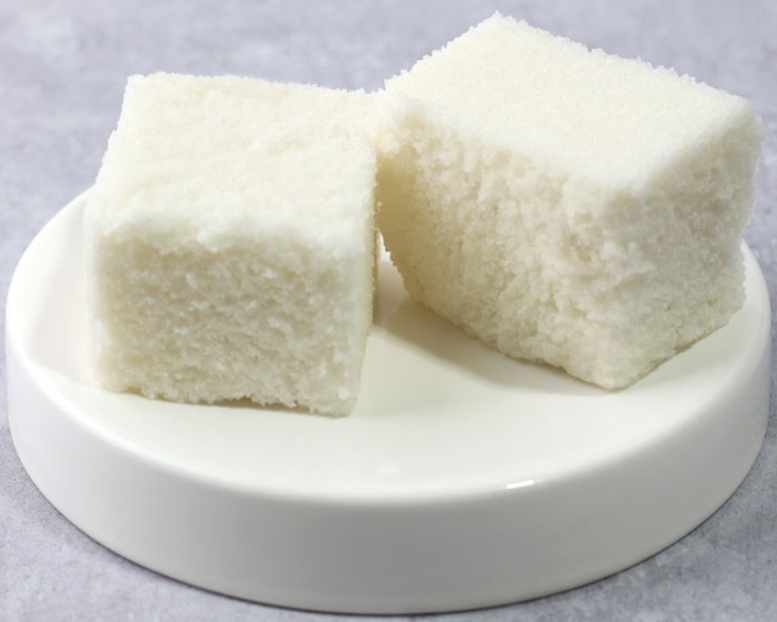 한국의 떡 종류 복숭아떡-백설기