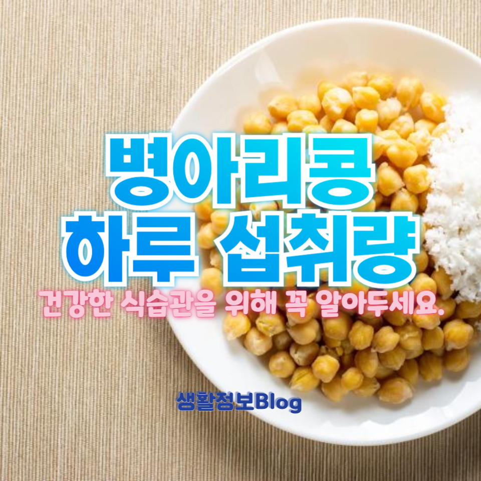 병아리콩 하루 섭취량