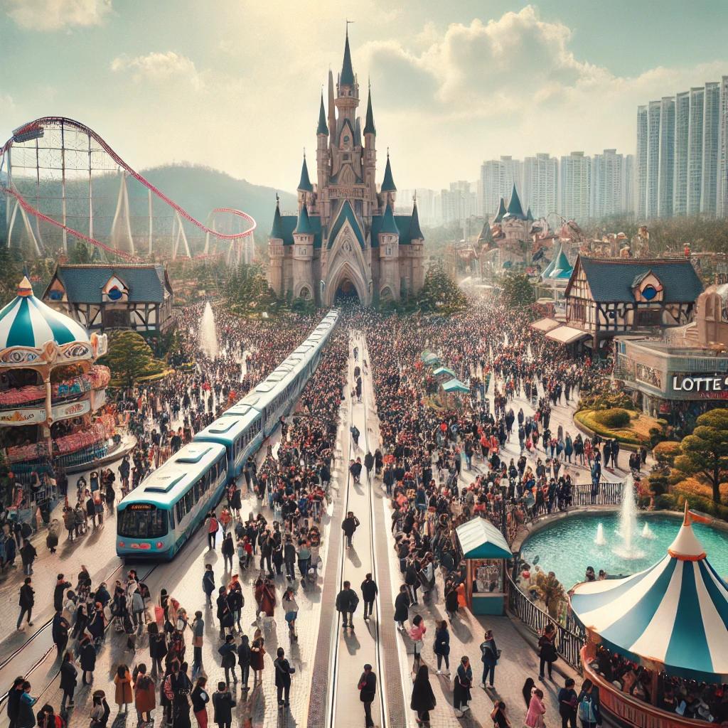 롯데월드 혼잡도