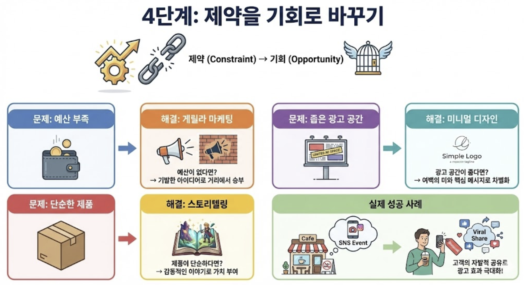 4단계: 제약을 기회로 바꾸기 핵심 지표 이미지