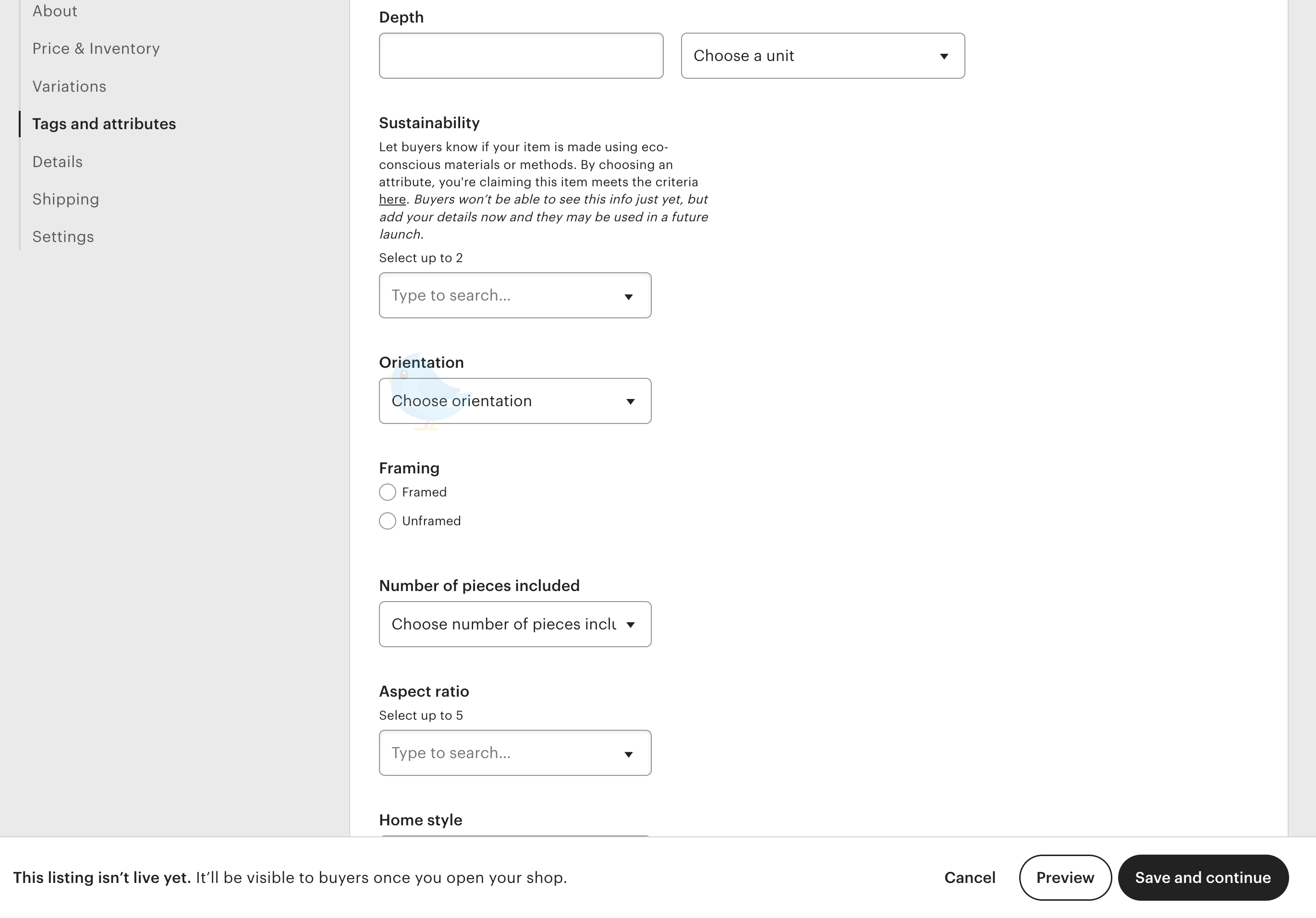 엣시샵 개설(상품 태그)