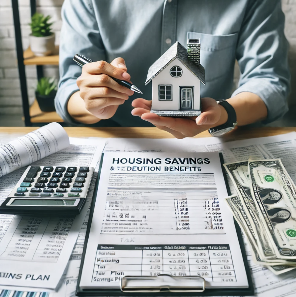 부동산 재테크를 고민하는 모습