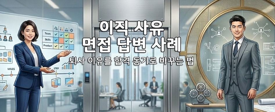 이직 사유 면접 답변 사례