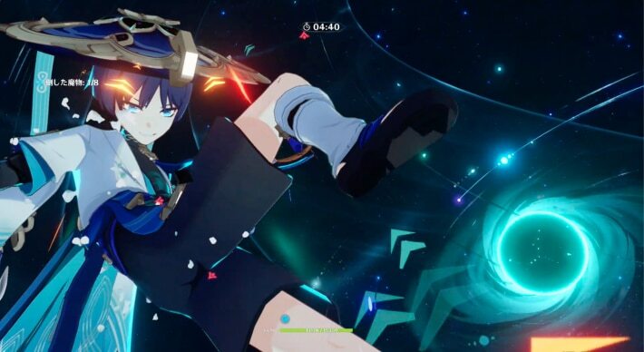 원소 폭발로 부유 상태가 끝날 때 사용