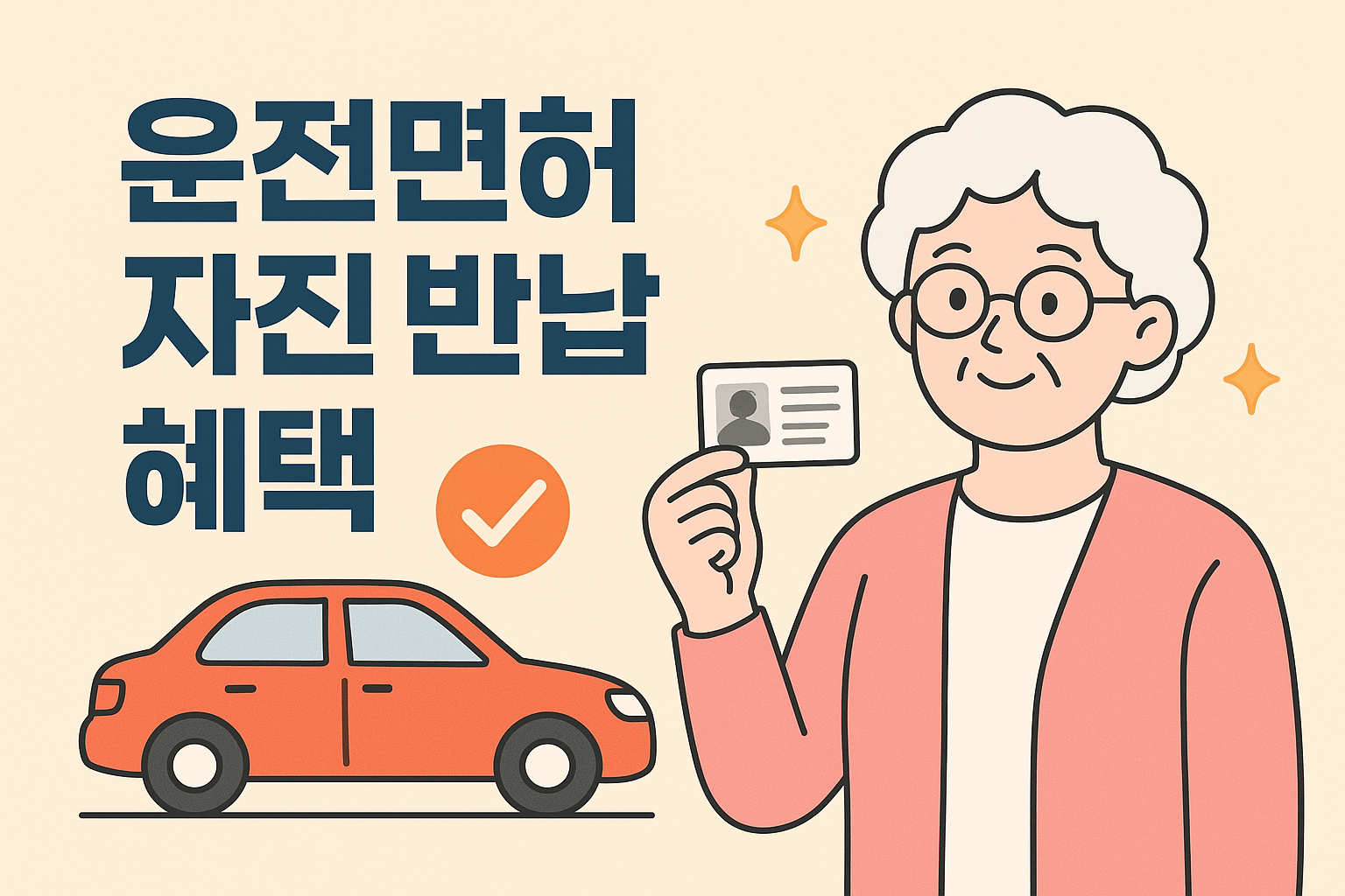 운전면허 자진반납 혜택