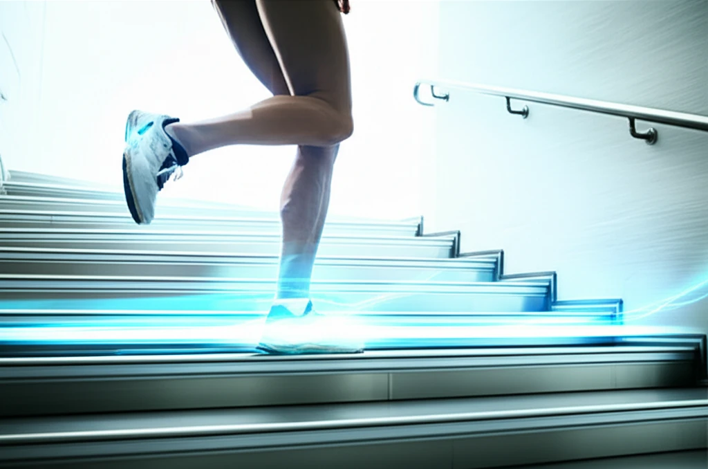 계단 운동의 놀라운 칼로리 소모 효과..