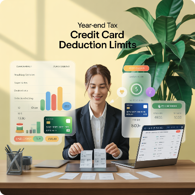 연말정산 카드공제 한도 이미지