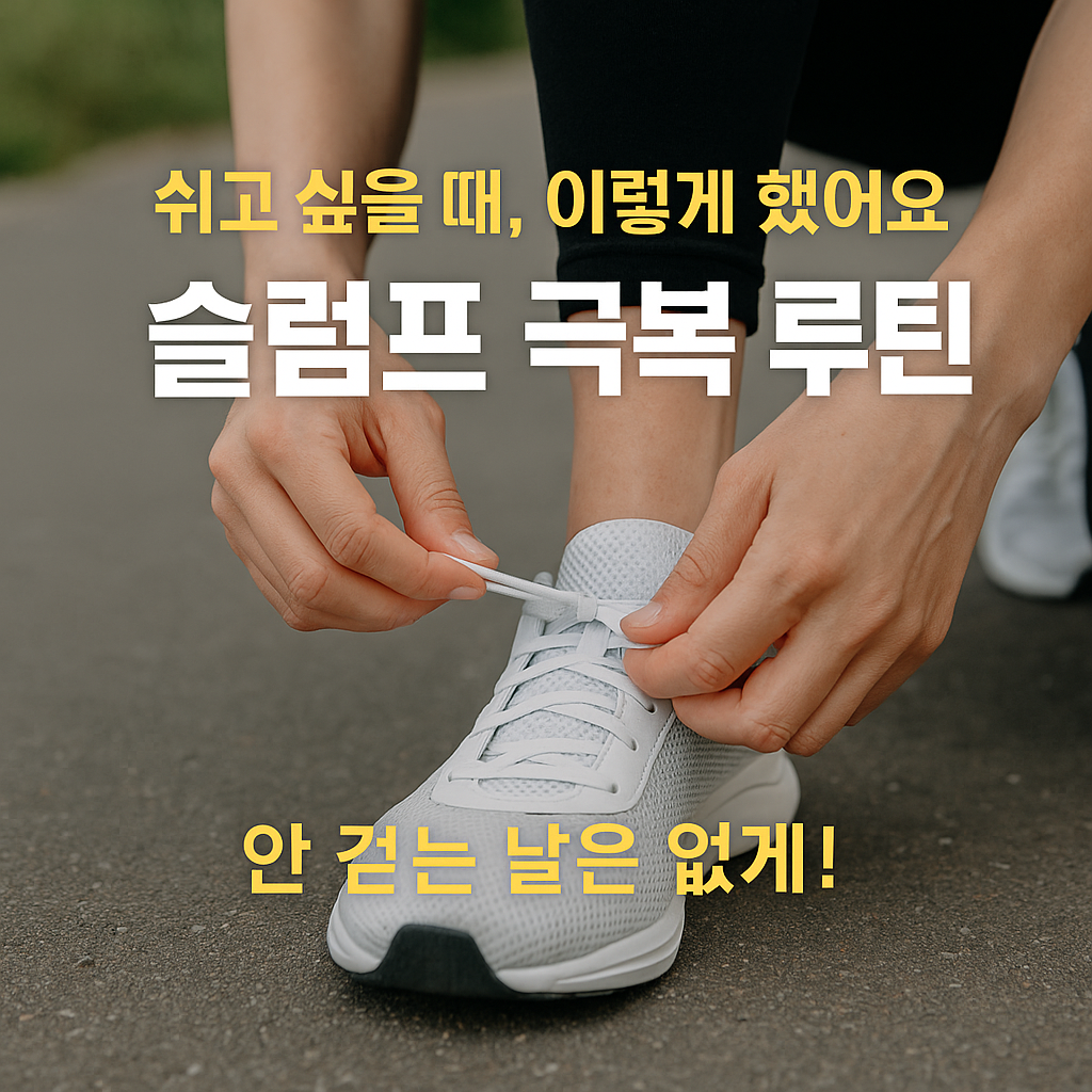 꾸준히 달리는 비결 &ndash; 슬럼프 극복하는 나만의 방법