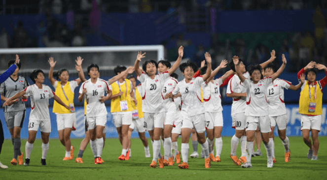 북한 여자축구 결승