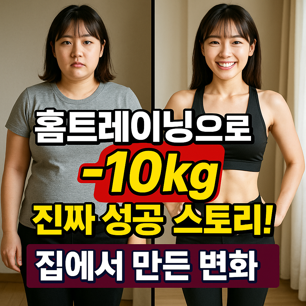 홈트레이닝 루틴으로 10kg 감량