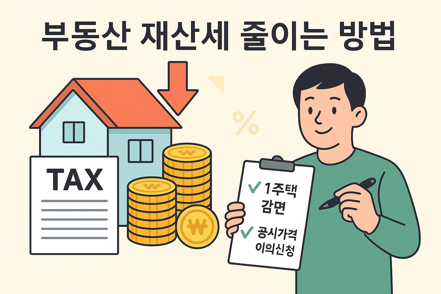 2025년 부동산 재산세 줄이는 방법 – 절세 혜택 총정리