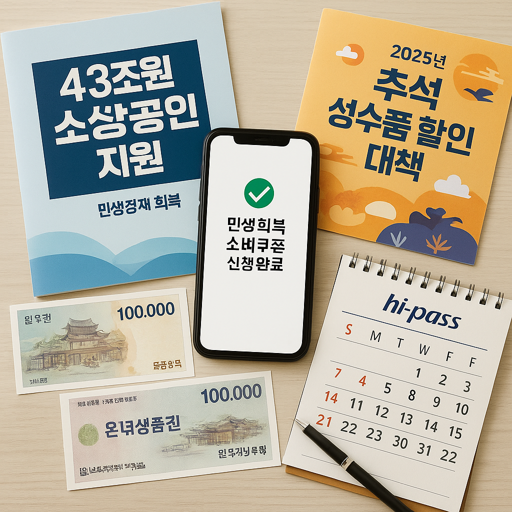 2025 추석 혜택 받는 방법, 17만톤 할인부터 쿠폰까지 (출처:정책브리핑)