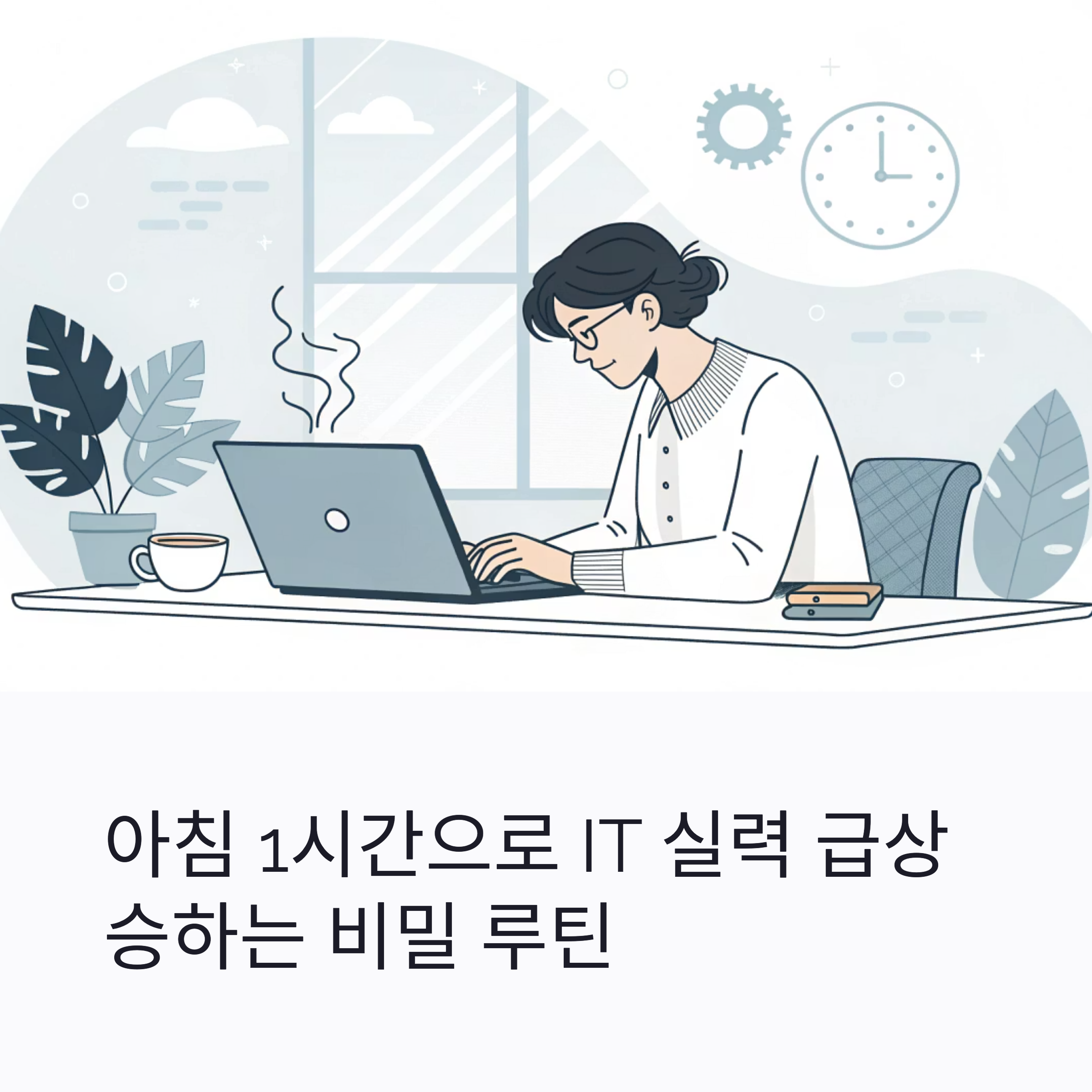 출근 전1시간 IT실력 키우는 아침 자기계발 루틴