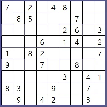 스도쿠 무료게임