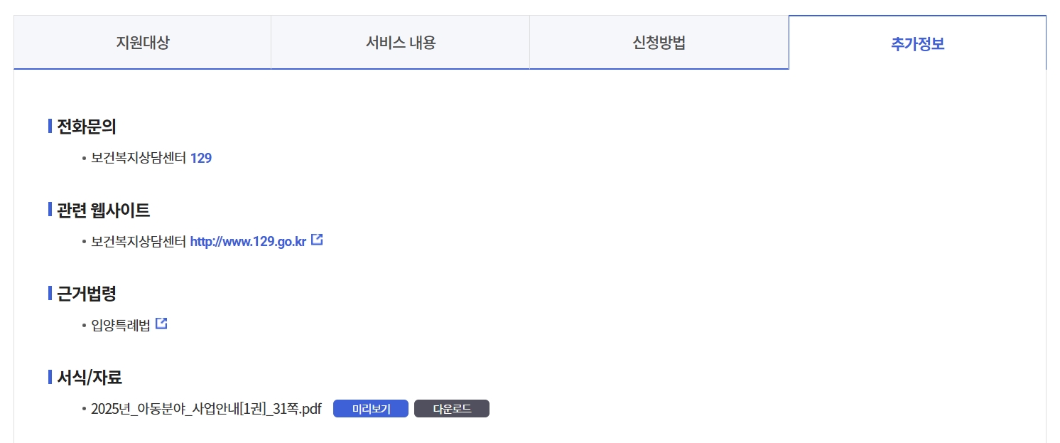 입양아동양육수당지원