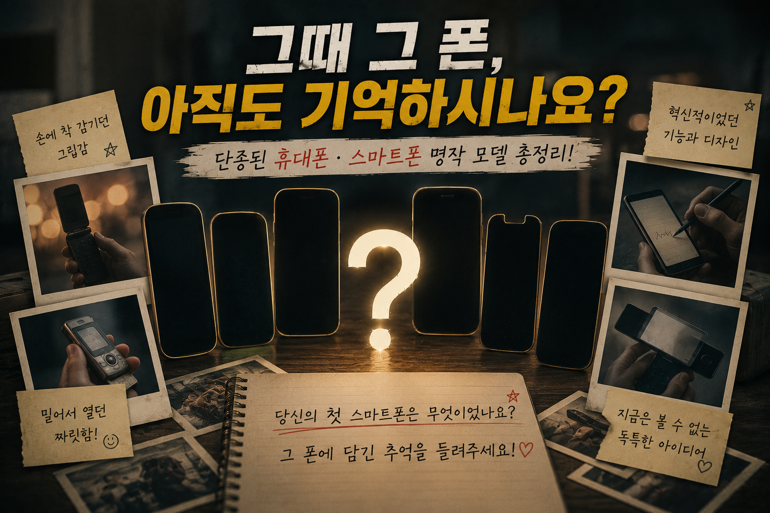 지금은 단종된 휴대폰·스마트폰 명작과 대체품 총정리