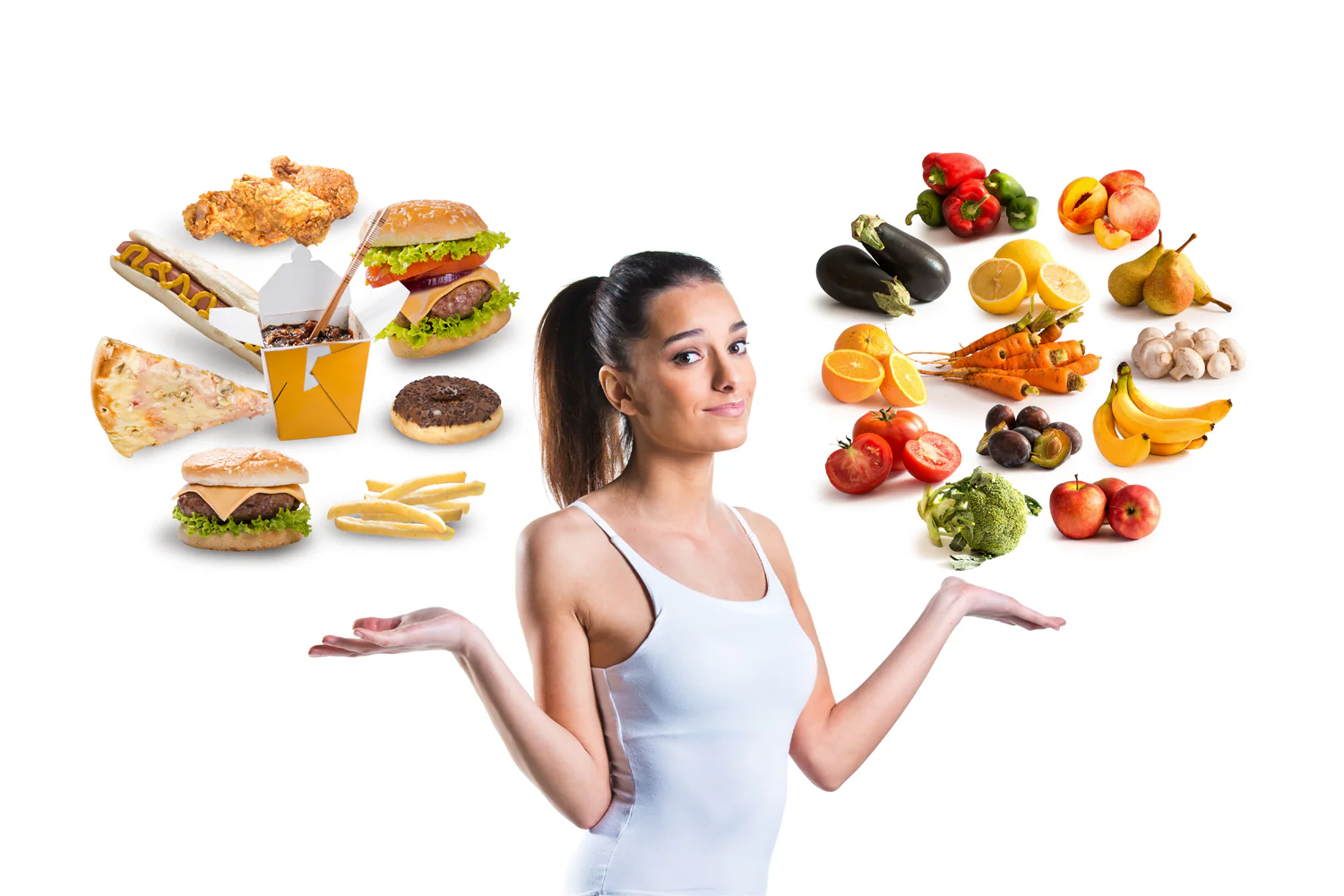 가공식품 피하기와 전체 식품 영양