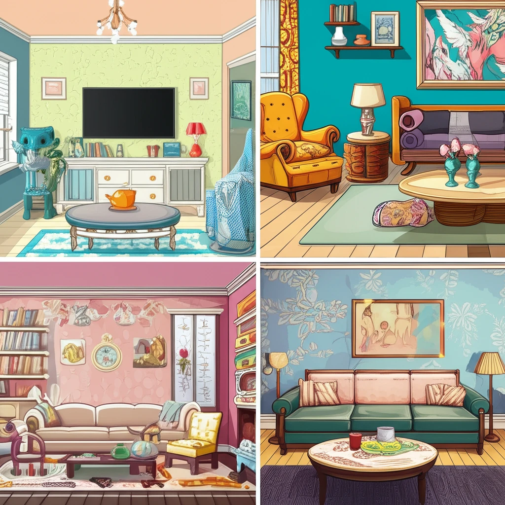 인기 거실 도배 디자인 총정리: 트렌