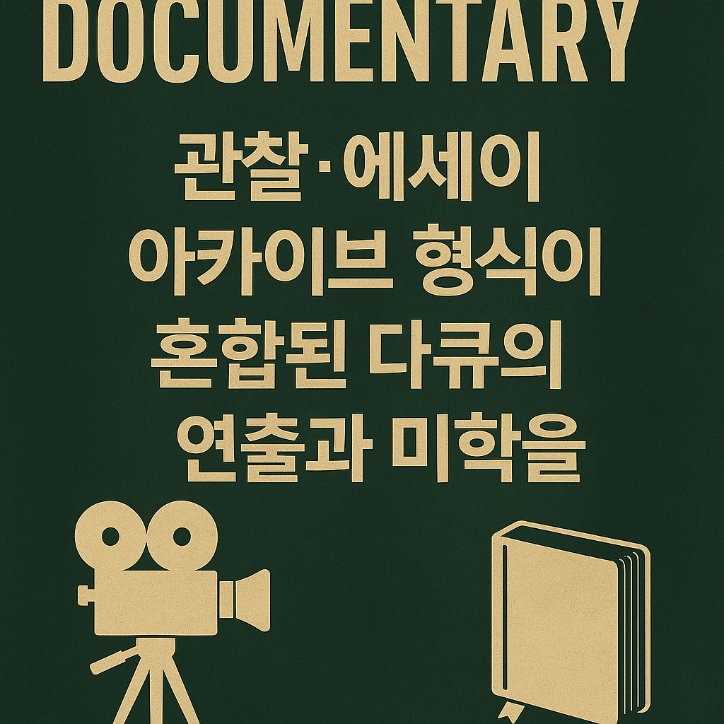 관찰&middot;에세이&middot;아카이브 형식이 혼합된 다큐의 연출과 미학을 상징