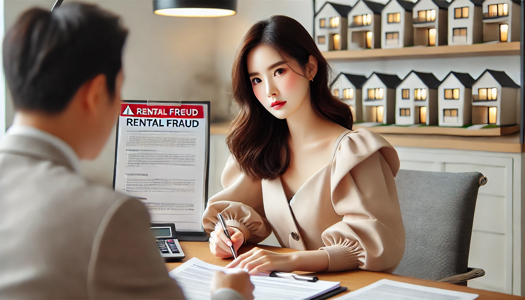 전세사기 피해 관련 상담하는 이미지