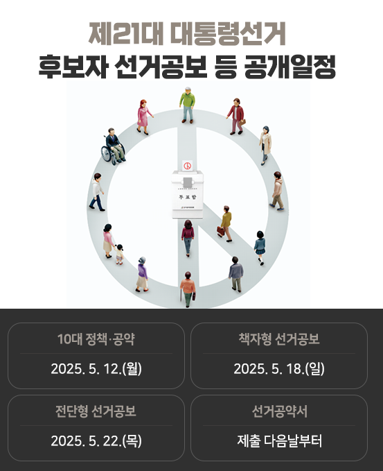 ✅ 제21대 대통령선거 후보 10대 공약 총정리
