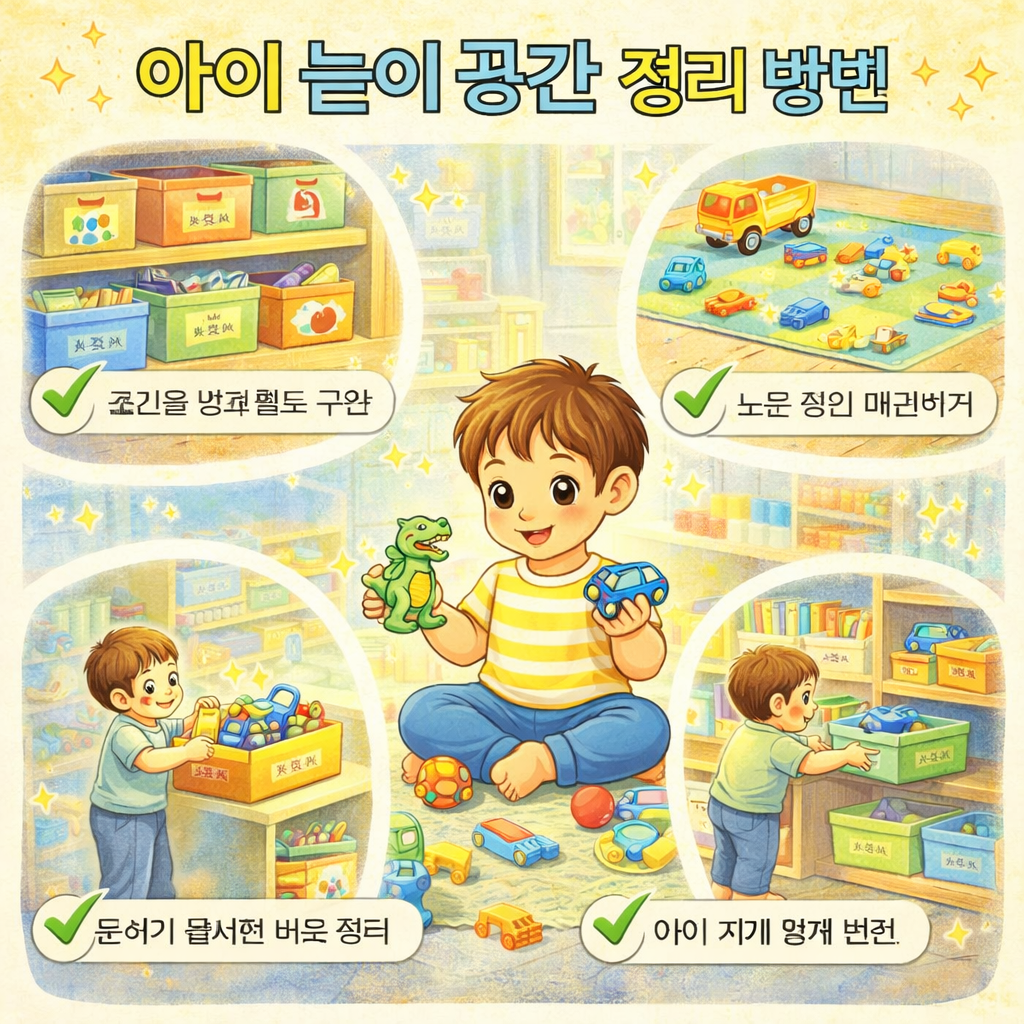 아이 놀이 공간 정리 방법 관련 사진