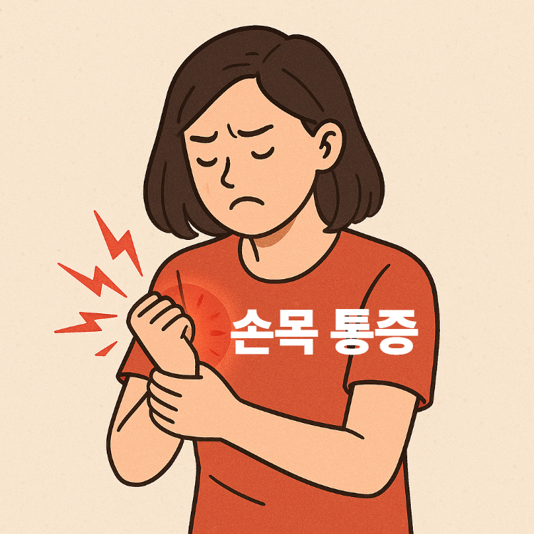 손목 시큰거림 관련 질환 원인 증상