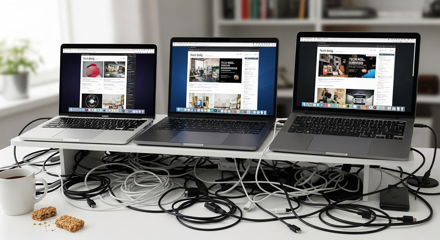 케이블 혼잡 노트북 거치대 비교 포인트