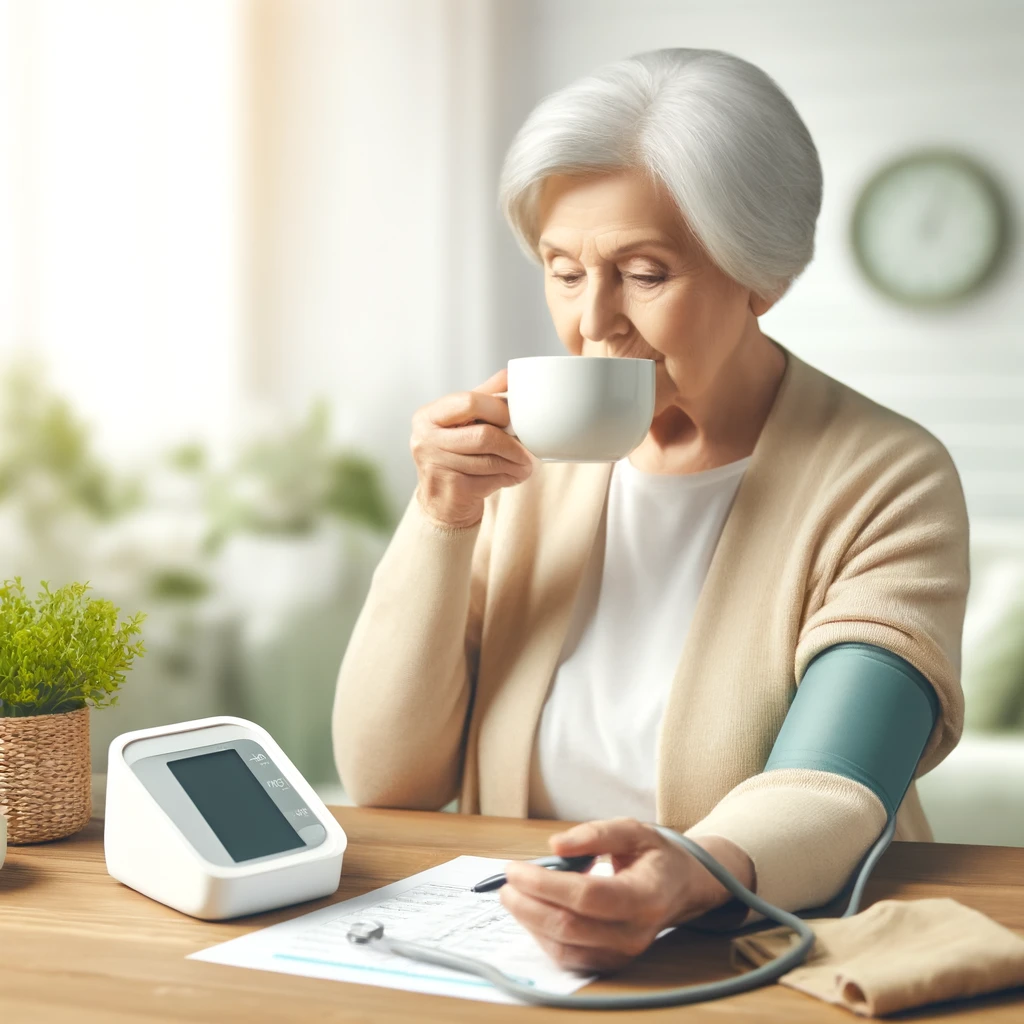 약 없이 혈압 잡기 이미지