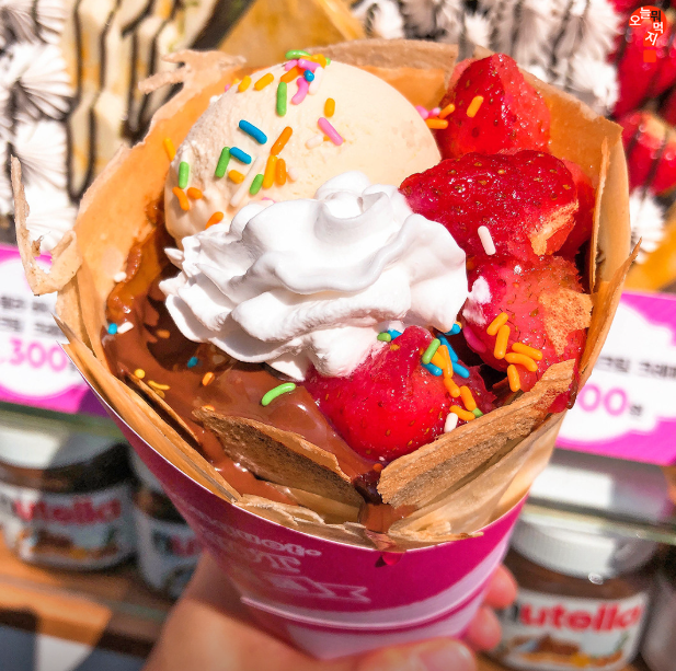 달꽃크레페 대표 메뉴