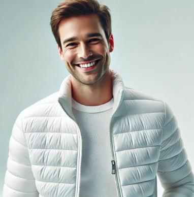 패딩을 입고 있는 남자